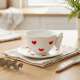 Porcelain Mug & Saucer